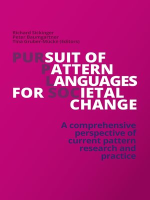 cover image of Pursuit of Pattern Languages for Societal Change--PURPLSOC